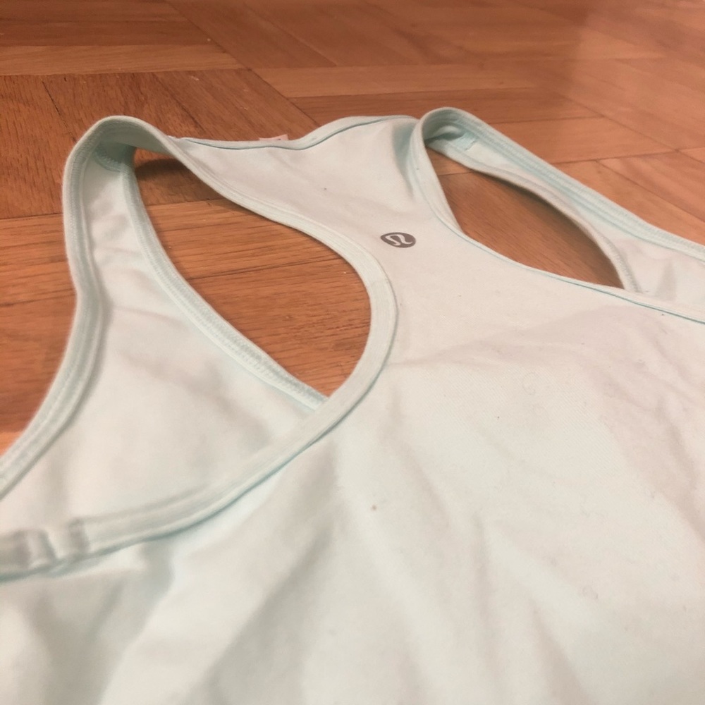 Lululemon Light Blue Tank Top size 8
